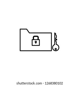 Hacker, password icon on white background. Can be used for web, logo, mobile app, UI UX