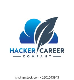hacker player career logo design