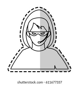 hacker representation icon image 