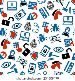 hacker seamless pattern 