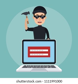 Hacker and security system