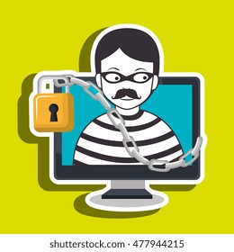 hacker system protection icon