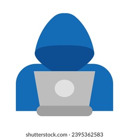 Hacker Vector Flat Icon For Personal And Commercial Use.
