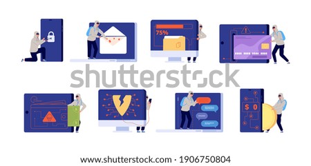 Similar – Image, Stock Photo Anonymously. Characters