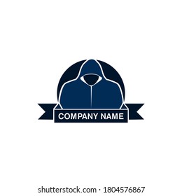A hacker's logo. Vector thief design. villain icon