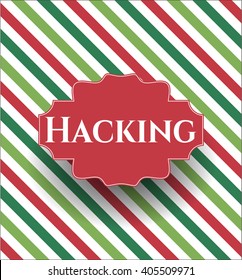 Hacking banner or card