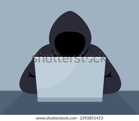 Hacking concept. Personal information and credit card detail.