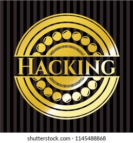 Hacking gold emblem