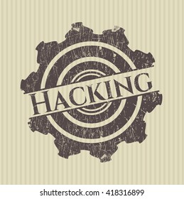 Hacking grunge seal