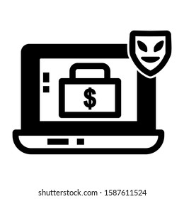 hacking icon isolated sign symbol vector illustration - high quality black style vector icons
