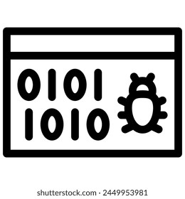icono de pirateo con estilo de contorno
