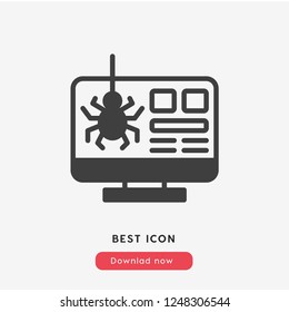 hacking icon vector
