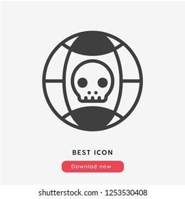hacking icon vector. hack symbol. Hacker icon vector.