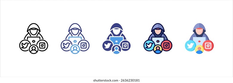 Hacking Multi Style Icon Set
