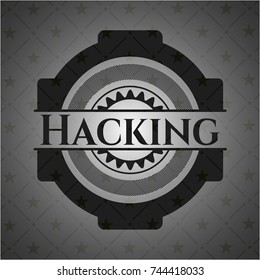 Hacking realistic dark emblem