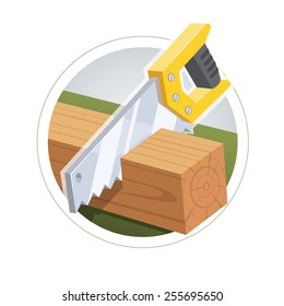Tablero con sierra de hachís. Ilustración vectorial. Aislado sobre fondo blanco
