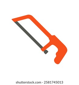 hacksaw flat icon illustration color