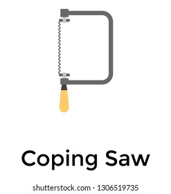 Hacksaw flat icon vector 