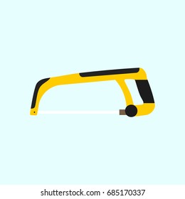 Hacksaw flat icon , vector