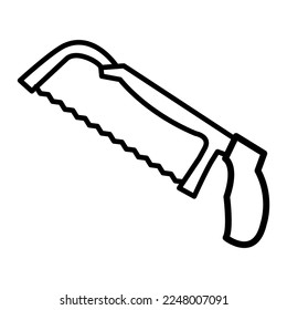 Hacksaw handle icon vector design illustration