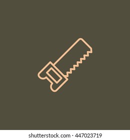hacksaw icon. 