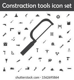 Hacksaw icon. Constraction tools icons universal set for web and mobile
