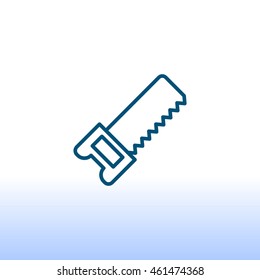  hacksaw icon Flat.