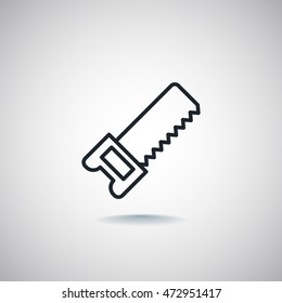  hacksaw icon Flat.