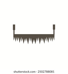 Hacksaw icon in flat style Vector