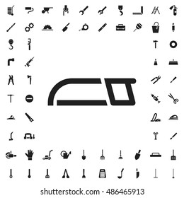 Hacksaw icon illustration isolated vector sign symbol