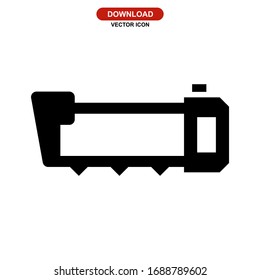 hacksaw icon or logo isolated sign symbol vector illustration - high quality black style vector icons
