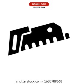 hacksaw icon or logo isolated sign symbol vector illustration - high quality black style vector icons
