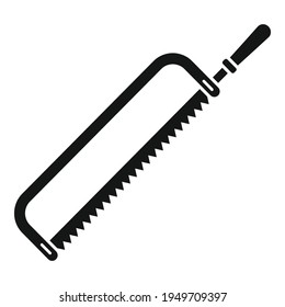 Hacksaw icon. Simple illustration of Hacksaw vector icon for web design isolated on white background