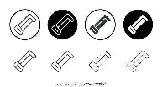 Hacksaw icon simple vector symbol