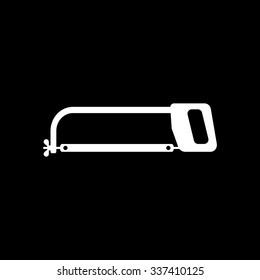 The hacksaw icon. Hacksaw symbol. Flat Vector illustration