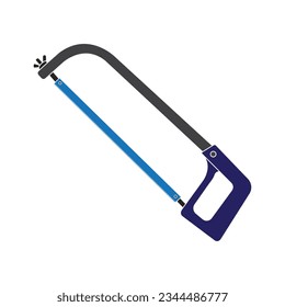 Diseño de símbolo de la ilustración del vector de icono de Hacksaw