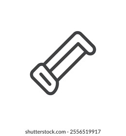 Hacksaw icon Vector logo outline