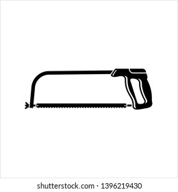 Hacksaw Isolated Icon Vector Art Illustration