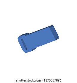 Hacksaw isometric left top view 3D icon