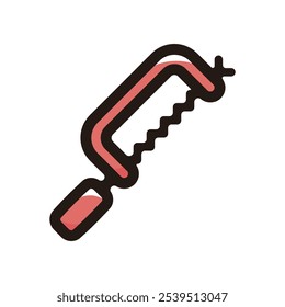 Hacksaw outline icon for graphic design, apps and websites