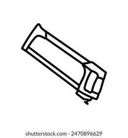 Hacksaw Outline Icon, Vector illustration
