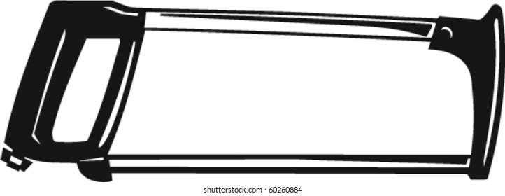 Hacksaw Vector Illustration