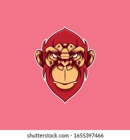 had of monkey robot face