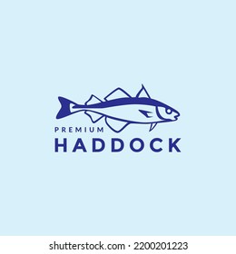 haddock fish shape logo design