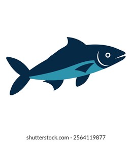 haddock vector art illustration on white background