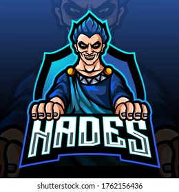 Hades esport logo mascot design