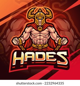 Hades esport mascot logo design