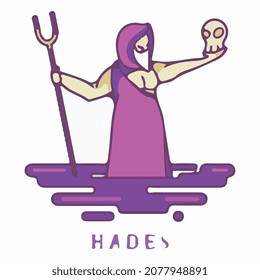 Hades Greek God Vector Art