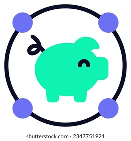 Hadoop Ecosystem Icon illustration, for uiux, infographic, etc