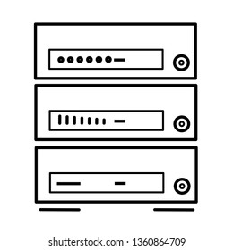 Hadoop outline icon